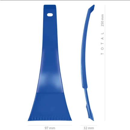 IZS3 SKROBACZKA SAMOCHODOWA DŁUGA plastikowa DRAPAK DO LODU SKROBAK na szron