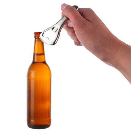 AMS24630 KPL 2SZT. METALOWY OTWIERACZ DO BUTELEK TRADYCYJNY SOLIDNY DO KAPSLI PIWA 9CM