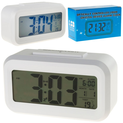 AP29 BUDZIK CYFROWY ZEGAR DUŻY LCD TERMOMETR KALENDARZ NA BIURKO DRZEMKA