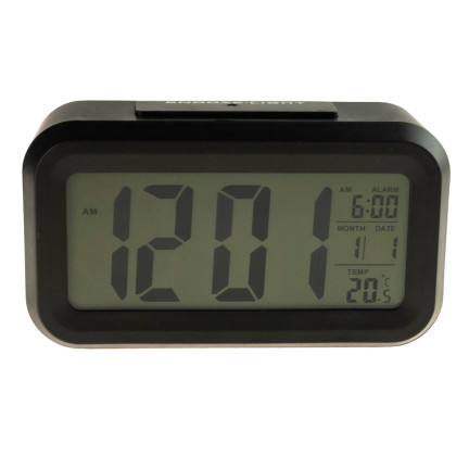 AP29 BUDZIK CYFROWY ZEGAR DUŻY LCD TERMOMETR KALENDARZ NA BIURKO DRZEMKA