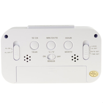 AP29 BUDZIK CYFROWY ZEGAR DUŻY LCD TERMOMETR KALENDARZ NA BIURKO DRZEMKA