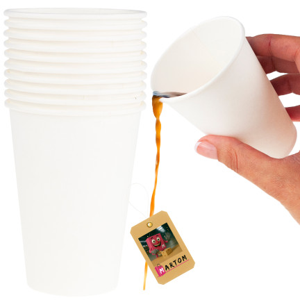 ARP0844 KPL 10SZT. KUBKÓW KUBKI PAPIEROWE 200ML