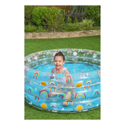 51048 BASEN OGRODOWY BASENIK DLA DZIECI BRODZIK TROPICAL 170X53 CM BESTWAY