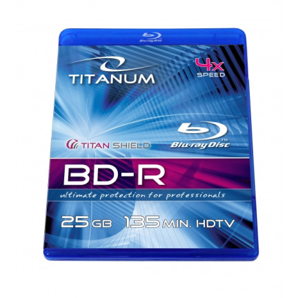 BDR0009 BD-R TITANUM 25GB X4 - BLU-RAY BOX 1 SZT.