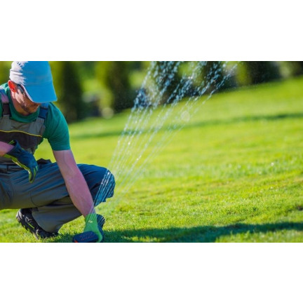 WIL4853 Zraszacz Ogrodowy spryskiwacz Wahadłowy Metalowy Oscylacyjny Podlewacz