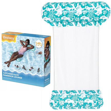 43839 HAMAK DO PŁYWANIA DMUCHANY BESTWAY CATCHING RAYS 1,4 X 0,87 M DO 100KG