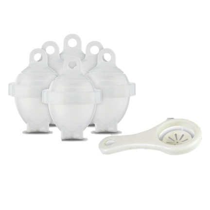 KD37 zestaw Eggies do gotowania JAJEK BEZ SKORUPEK