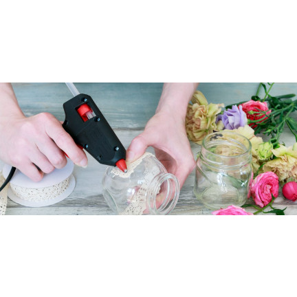 TG53477 KLEJ NA GORĄCO DO PISTOLETU TERMOTOPLIWY 10SZT 7MM WKŁADY LASKI KLEJU święt