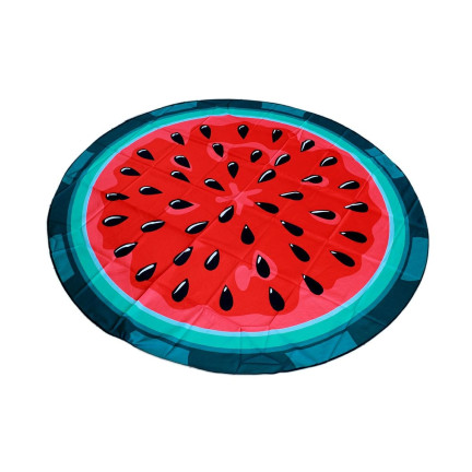 BQ50 RĘCZNIK CHUSTA PLAŻOWA ARBUZ OKRĄGŁA