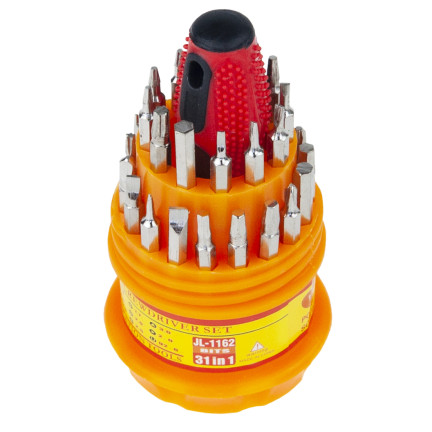 BT14 ŚRUBOKRĘT WIELOFUNKCYJNY WKRĘTAKI PRECYZYJNE 31w1 TORX IMBUS KRZYŻAK BITY