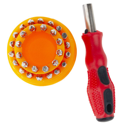 BT14 ŚRUBOKRĘT WIELOFUNKCYJNY WKRĘTAKI PRECYZYJNE 31w1 TORX IMBUS KRZYŻAK BITY