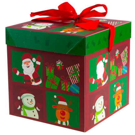 C121026 PUDEŁKO NA PREZENT PREZENTOWE ŚWIĄTECZNE