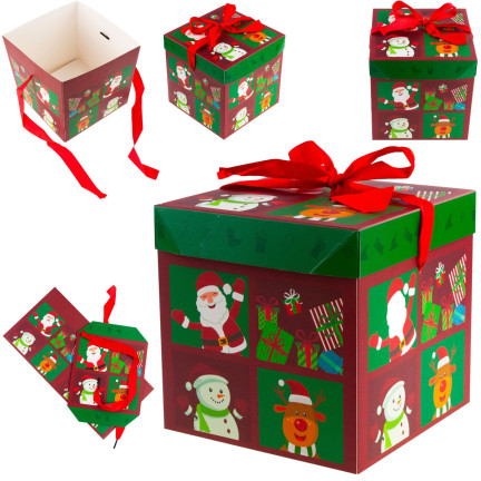 C121026 PUDEŁKO NA PREZENT PREZENTOWE ŚWIĄTECZNE