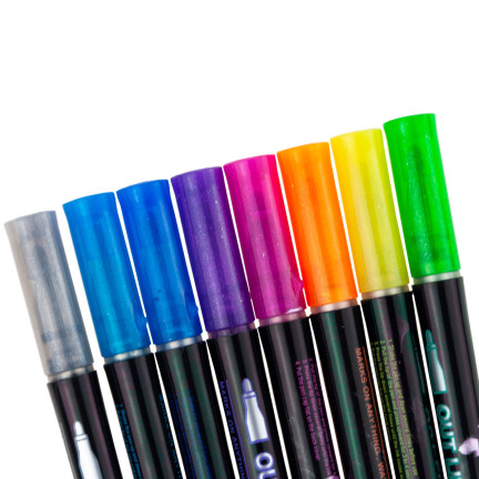 C135301 MAZAKI PISAKI FLAMASTRY konturowe 8SZT outline