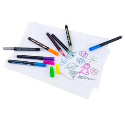 C135301 MAZAKI PISAKI FLAMASTRY konturowe 8SZT outline