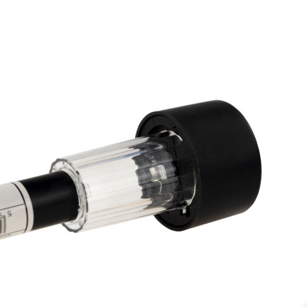 C77504 Lampa SOLARNA LAMPKA ogrodowa LED WBIJANA SŁUPEK CZARNA