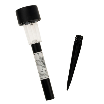 C77504 Lampa SOLARNA LAMPKA ogrodowa LED WBIJANA SŁUPEK CZARNA