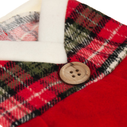 C94511 ETUI NA BUTELKĘ KRATKA sukienka ubranko świąteczne