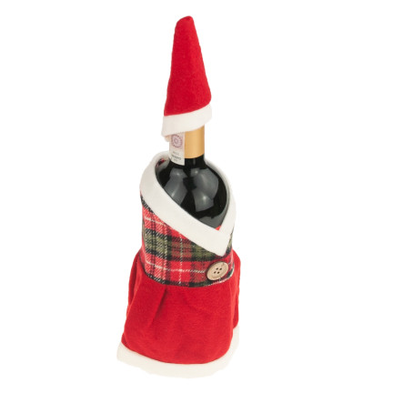 C94511 ETUI NA BUTELKĘ KRATKA sukienka ubranko świąteczne