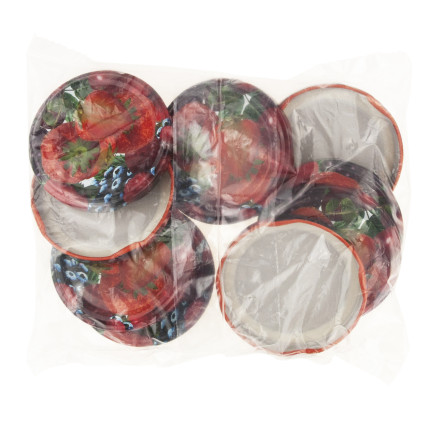 CAPKPL66TRU ZAKRĘTKI DO SŁOIKÓW FI66 NAKRĘTKI SŁOIKI WIECZKA ZAKRĘTKA 10szt 6-ZACZEPOWE owoca