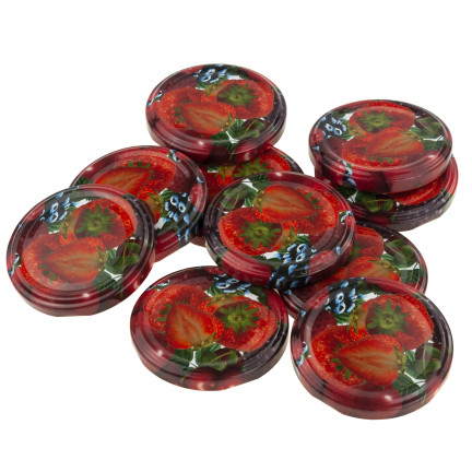 CAPKPL66TRU ZAKRĘTKI DO SŁOIKÓW FI66 NAKRĘTKI SŁOIKI WIECZKA ZAKRĘTKA 10szt 6-ZACZEPOWE owoca