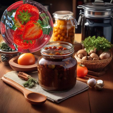 CAPKPL66TRU ZAKRĘTKI DO SŁOIKÓW FI66 NAKRĘTKI SŁOIKI WIECZKA ZAKRĘTKA 10szt 6-ZACZEPOWE owoca