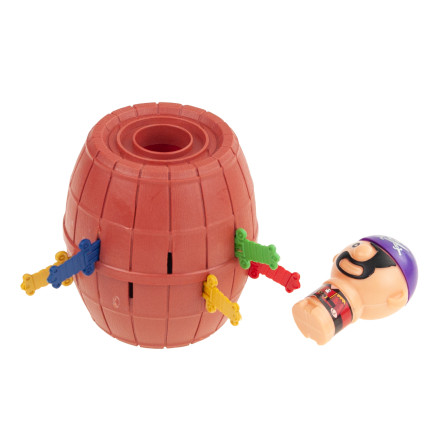 TG55492 GRA SZALONY PIRAT ZRĘCZNOŚCIOWA BECZKA PIRACKA UKŁUJ PIRATA WYSKAKUJE