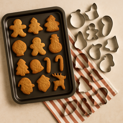 TG81335 FOREMKI WYKROJNIKI DO CIASTEK PIERNICZKÓW RENIFER 12SZT/KPL