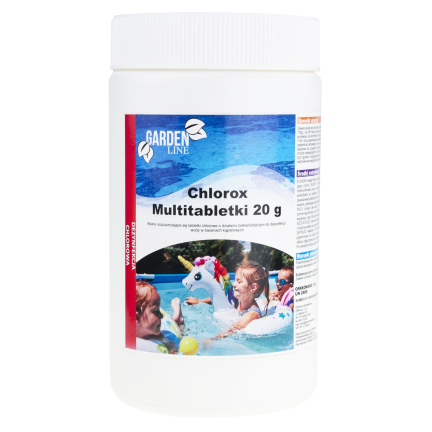 CHEM9358 CHLOROX MULTITABLETKI TABLETKI CHLORU CHLOROWE CHEMIA BASENOWA 1KG