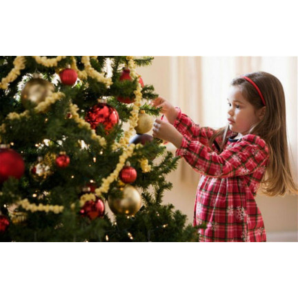 TG63172-3 BOMBKI CZERWONE ZESTAW BOMBEK CHOINKOWYCH 6cm 6SZT NIETŁUKĄCE BOMBKA NA CHOINKĘ