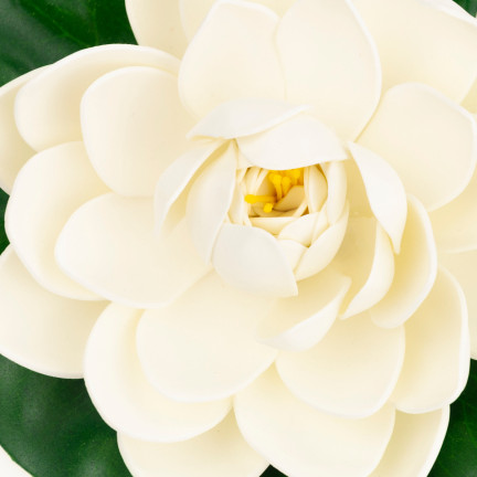 CV07908-1 LILIA WODNA SZTUCZNA KWIAT LOTOSU PŁYWAJĄCY DO OCZKA PŁYWAJĄCA ATRAPA