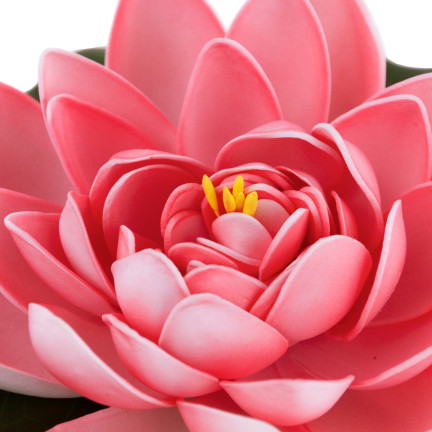 CV07908-2 LILIA WODNA SZTUCZNA KWIAT LOTOSU PŁYWAJĄCY DO OCZKA wodnego ATRAPA