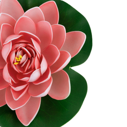 CV07908-2 LILIA WODNA SZTUCZNA KWIAT LOTOSU PŁYWAJĄCY DO OCZKA wodnego ATRAPA