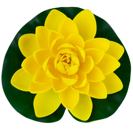 CV07908-3 LILIA WODNA SZTUCZNA KWIAT LOTOSU PŁYWAJĄCY DO OCZKA PŁYWAJĄCA ATRAPA