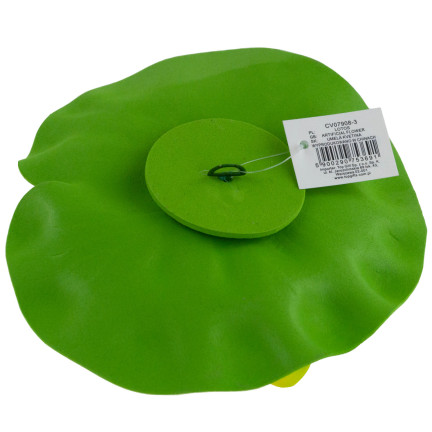 CV07908-3 LILIA WODNA SZTUCZNA KWIAT LOTOSU PŁYWAJĄCY DO OCZKA PŁYWAJĄCA ATRAPA