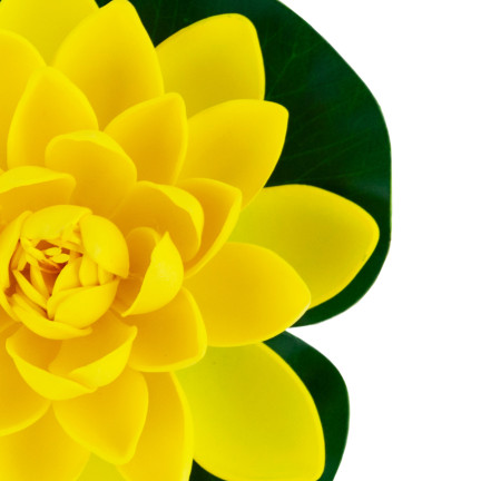 CV07908-3 LILIA WODNA SZTUCZNA KWIAT LOTOSU PŁYWAJĄCY DO OCZKA PŁYWAJĄCA ATRAPA