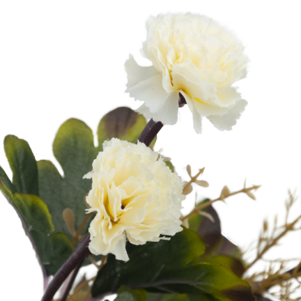 CV10396-1 GOŹDZIKI BUKIET GOŹDZIKÓW OZDOBNY SZTUCZNE KWIATY ROŚLINY