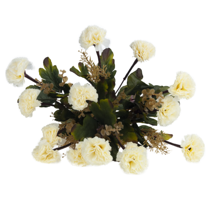 CV10396-1 GOŹDZIKI BUKIET GOŹDZIKÓW OZDOBNY SZTUCZNE KWIATY ROŚLINY