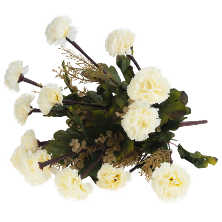 CV10396-1 GOŹDZIKI BUKIET GOŹDZIKÓW OZDOBNY SZTUCZNE KWIATY ROŚLINY