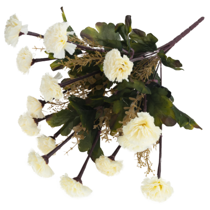 CV10396-1 GOŹDZIKI BUKIET GOŹDZIKÓW OZDOBNY SZTUCZNE KWIATY ROŚLINY