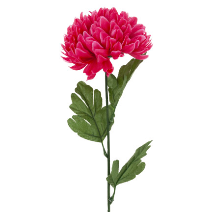 CV14384-13 CHRYZANTEMA GAŁĄZKA 70cm SZTUCZNE KWIATY DO STROIKA DUŻY KWIAT 13cm NA GRÓB czerwona