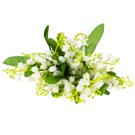 CV14431 KONWALIA BUKIET GAŁĄZKA BIAŁE SZTUCZNE KWIATY