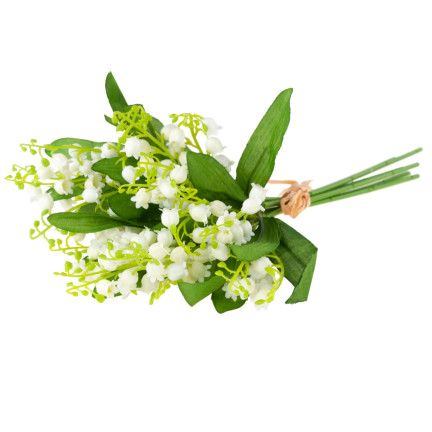 CV14431 KONWALIA BUKIET GAŁĄZKA BIAŁE SZTUCZNE KWIATY