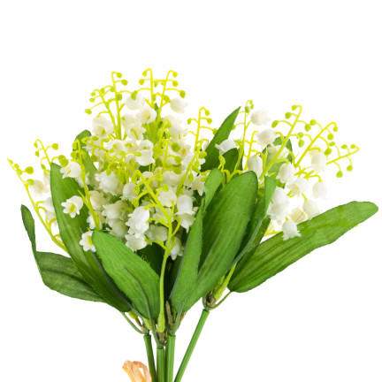 CV14431 KONWALIA BUKIET GAŁĄZKA BIAŁE SZTUCZNE KWIATY