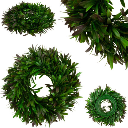 CV15370-MIX WIANEK OZDOBNY SZTUCZNY JESIENNY ŚWIĄTECZNY GĘSTY 2 KOLORY