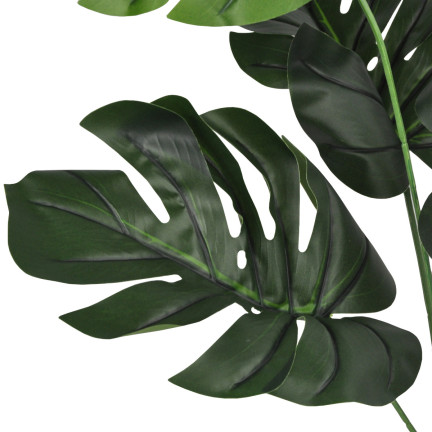 CV17651 MONSTERA SZTUCZNA W DONICZCE ROŚLINA JAK ŻYWA