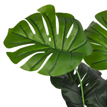 CV17651 MONSTERA SZTUCZNA W DONICZCE ROŚLINA JAK ŻYWA