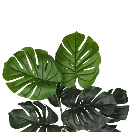 CV17651 MONSTERA SZTUCZNA W DONICZCE ROŚLINA JAK ŻYWA