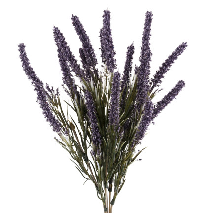 Sztuczne kwiaty wrzosu, gałązka do kompozycji bukietu, fioletowy, dekoracja, 5 gałązek, 34cm