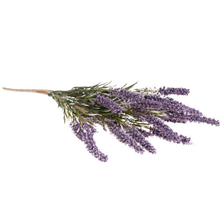 Sztuczne kwiaty wrzosu, gałązka do kompozycji bukietu, fioletowy, dekoracja, 5 gałązek, 34cm